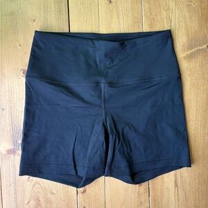 Women's Black High-Waisted Biker Compression Shorts